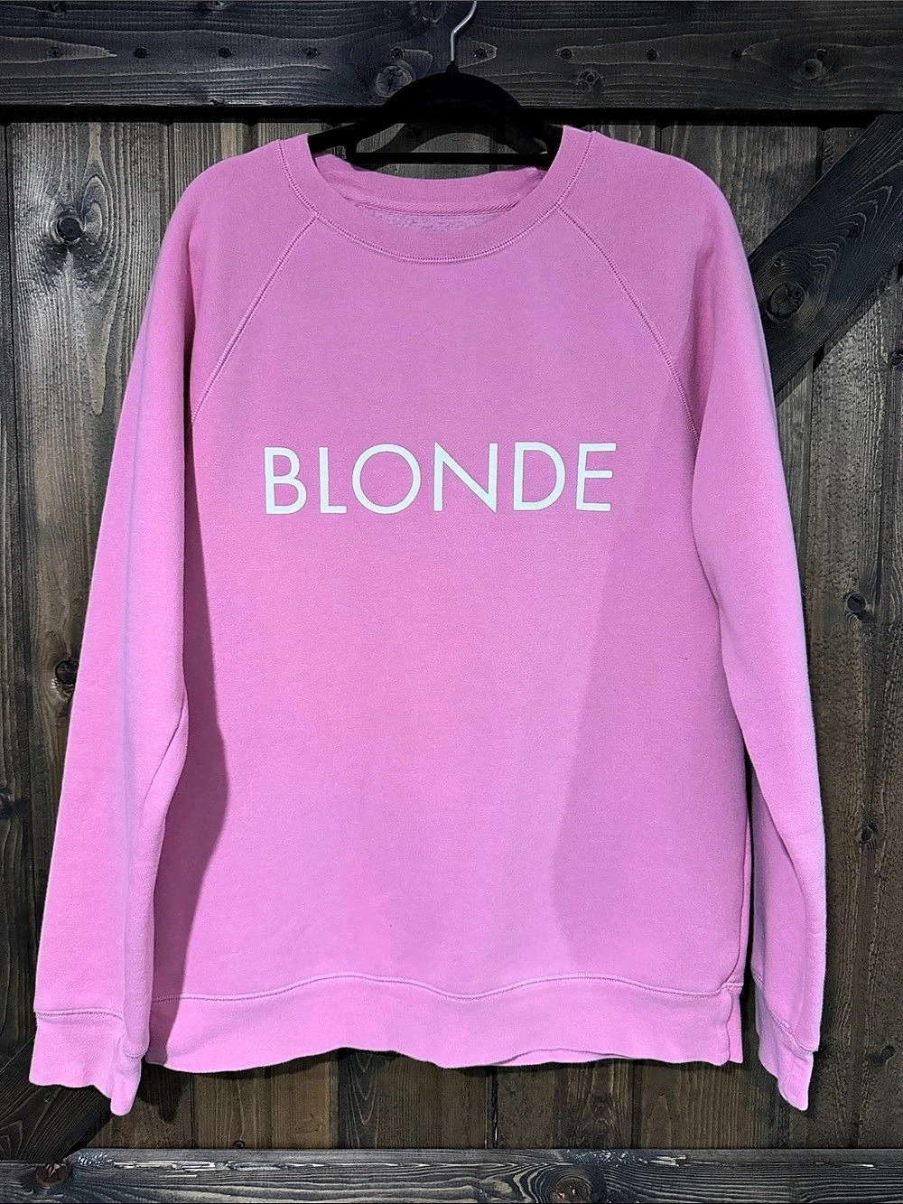 Brunette The Label BLONDE sweatshirt Pink Sweatshirt Like New